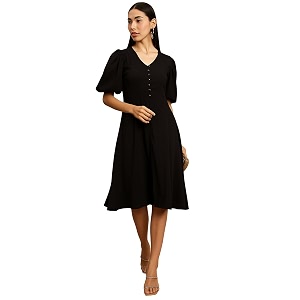Amazon Brand - INKAST Women A-Line Midi