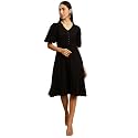 Amazon Brand - INKAST Women A-Line Midi