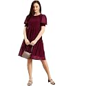 Amazon Brand - INKAST Women A-Line Midi