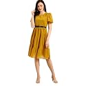 Amazon Brand - INKAST Women A-Line Midi