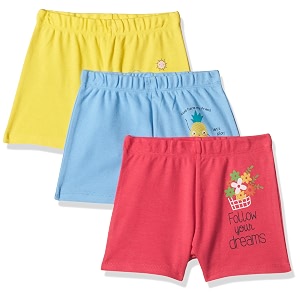 amazon brand - jam amp honey baby-boys and girls 100 soft cotton comfy casual printed shorts