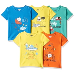 amazon brand - jam amp honey baby-boys t-shirt