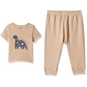 amazon brand - jam amp honey baby39s boy amp girl comfy 100 soft pure cotton printed snap up full-sleeve unisex regular fit t-shirt