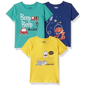 amazon brand - jam amp honey boys cotton graphic printed half sleeves t-shirt  regular fit  soft amp breathable available in pack of 3 amp pack of 5 2 to 8 years
