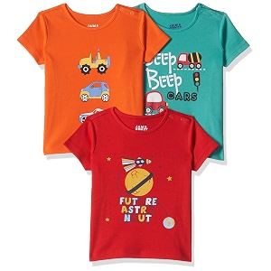 amazon brand - jam amp honey boys cotton graphic printed half sleeves t-shirt  regular fit  soft amp breathable available in pack of 3 amp pack of 5 2 to 8 years