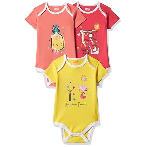 amazon brand - jam amp honey baby-girls romper