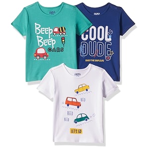 amazon brand - jam amp honey boys cotton graphic printed half sleeves t-shirt  regular fit  soft amp breathable available in pack of 3 amp pack of 5 2 to 8 years