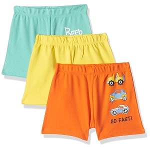 amazon brand - jam amp honey baby-boys 100 soft cotton comfy casual printed shorts