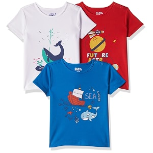 amazon brand - jam amp honey boys cotton graphic printed half sleeves t-shirt  regular fit  soft amp breathable available in pack of 3 amp pack of 5 2 to 8 years