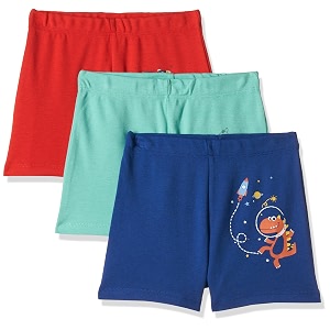 amazon brand - jam amp honey baby-boys 100 soft cotton comfy casual printed shorts