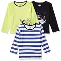 Amazon Brand - Jam &amp; Honey Baby Boy's Full Sleeves T-Shirt | 100% Cotton Printed Regular Fit T-Shirts | New Born Baby Clothes - 0 to 24 Months (Pack of 3)