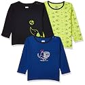 Amazon Brand - Jam &amp; Honey Baby Boy's Full Sleeves T-Shirt | 100% Cotton Printed Regular Fit T-Shirts | New Born Baby Clothes - 0 to 24 Months (Pack of 3)