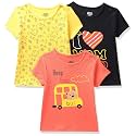 Amazon Brand - Jam &amp; Honey Baby Boys 100% Cotton Printed Half Sleeves T-Shirt | Age 2-12 Years (Pack of 3)