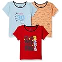 Amazon Brand - Jam &amp; Honey Baby Boys 100% Cotton Printed Half Sleeves T-Shirt | Age 2-12 Years (Pack of 3)