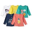 Amazon Brand - Jam & Honey Baby Boy's and Girls Full Sleeves T-Shirt | 100% Cotton Printed Regular Fit Unisex T-Shirts | New Born Baby Clothes - 0 to 24 Months