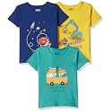 Amazon Brand - Jam &amp; Honey Boys Cotton Graphic Printed Half Sleeves T-Shirt | Regular Fit | Soft &amp; Breathable (Available in Pack of 3 &amp; Pack of 5) (2 to 8 Years)