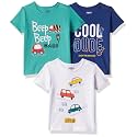 Amazon Brand - Jam &amp; Honey Boys Cotton Graphic Printed Half Sleeves T-Shirt | Regular Fit | Soft &amp; Breathable (Available in Pack of 3 &amp; Pack of 5) (2 to 8 Years)