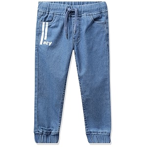 amazon brand - jam amp honey boys elasticated regular fit denim jeans jogger