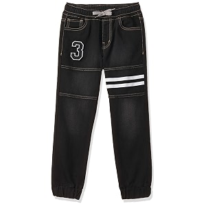 amazon brand - jam amp honey boys elasticated regular fit denim jeans jogger