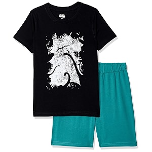 amazon brand - jam amp honey boys t-shirt short set