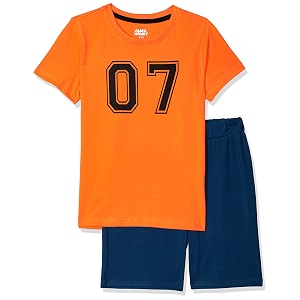 amazon brand - jam amp honey boys t-shirt short set