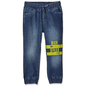 amazon brand - jam amp honey boys elasticated regular fit denim jeans jogger
