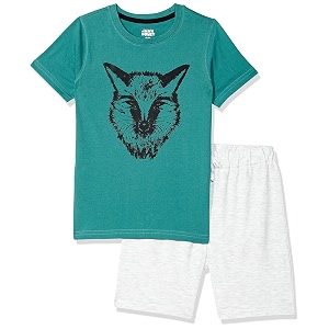 amazon brand - jam amp honey boys t-shirt short set