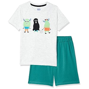 amazon brand - jam amp honey boys t-shirt short set