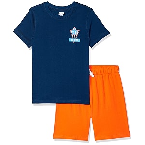 amazon brand - jam amp honey boys t-shirt short set