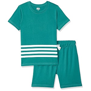 amazon brand - jam amp honey boys t-shirt short set