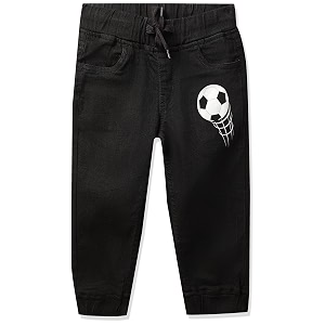 amazon brand - symbol boy39s elasticated regular fit denim jeans jogger