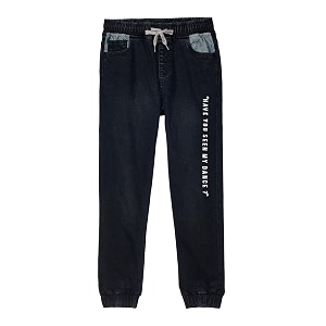 amazon brand - jam amp honey boys elasticated regular fit denim jeans jogger