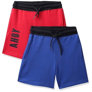 amazon brand - jam amp honey boys casual shorts pack of 2