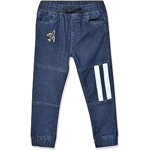 amazon brand - jam amp honey boys elasticated regular fit denim jeans jogger