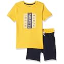 Amazon Brand - Jam &amp; Honey Boys Night Dress for Boys | 100% Cotton Printed T-Shirt &amp; Shorts Set