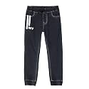 Amazon Brand - Jam &amp; Honey Boys Elasticated Regular Fit Denim Jeans (Jogger) Black