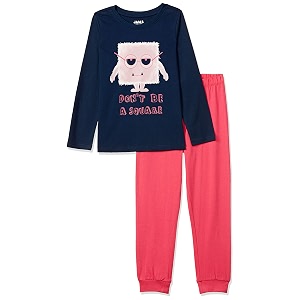amazon brand - jam amp honey girl39s cotton pajama set
