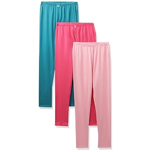 amazon brand - jam amp honey girl39s pack of 3 100 cotton comfortable amp durable knitted lightweight pajamatrackpant
