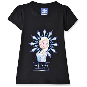 amazon brand - jam amp honey girl39s 39 100 soft amp pure cotton short sleeve original disney stylish regular fit t-shirts