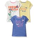 Amazon Brand - Jam &amp; Honey Regular Fit Girls 100% Cotton Printed Half Sleeves T-Shirt | Age 2-12 Years