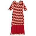Amazon Brand - Jam & Honey Girl's Polyester Regular Kurta Salwar Suit