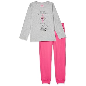 amazon brand - jam amp honey girl39s cotton pajama set