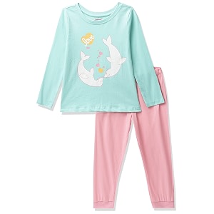 amazon brand - jam amp honey girls pajama set