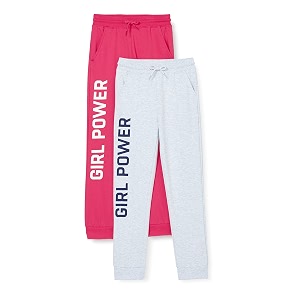 amazon brand - jam amp honey girls regular joggers