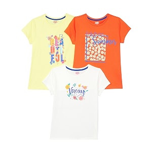 amazon brand - jam amp honey girls cotton graphic printed half sleeves t-shirt  regular fit  soft amp breathable  age 9-16 years available in pack of 5 amp pack of 3