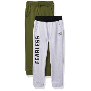 amazon brand - jam amp honey girls regular joggers