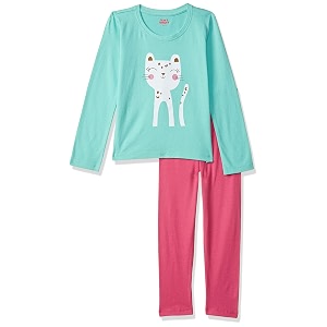 amazon brand - jam amp honey girl39s cotton pajama set