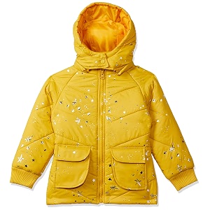 amazon brand - jam amp honey girl39s regular jacket jhaw20gjk007 a_yellow_11-12 years