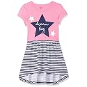 Amazon Brand - Jam &amp; Honey Girls Girls 100% Cotton Printed Knee Length One Piece Dress | Age 2-12 Years