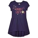 Amazon Brand - Jam &amp; Honey Girls Girls 100% Cotton Printed Knee Length One Piece Dress | Age 2-12 Years